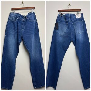 True Religion Mens Bobby Relaxed Baggy Jeans Size 36 Dark Wash Cotton Pants